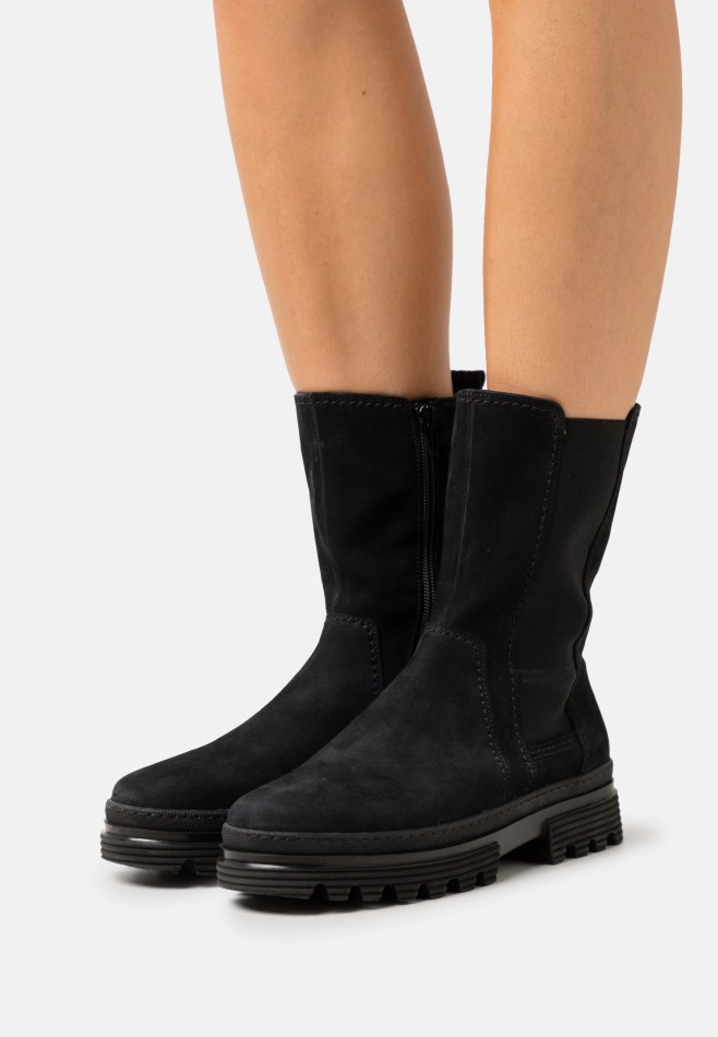 Gabour Gris | Bottine De Cow-boy/motard Exclusive